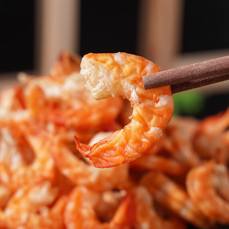 禾澹虾仁干金钩海米虾米淡干无加盐海鲜干货新鲜开洋即食虾干 精选特