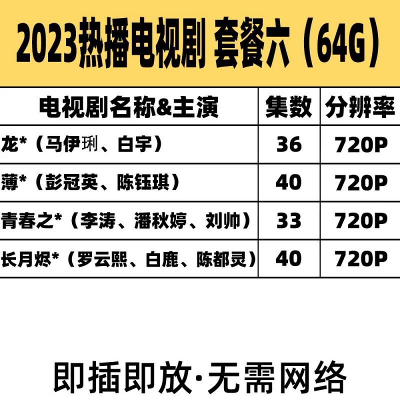 新剧2023年热播电视剧大全更新车载u盘高清视频连续剧mp4优盘通用