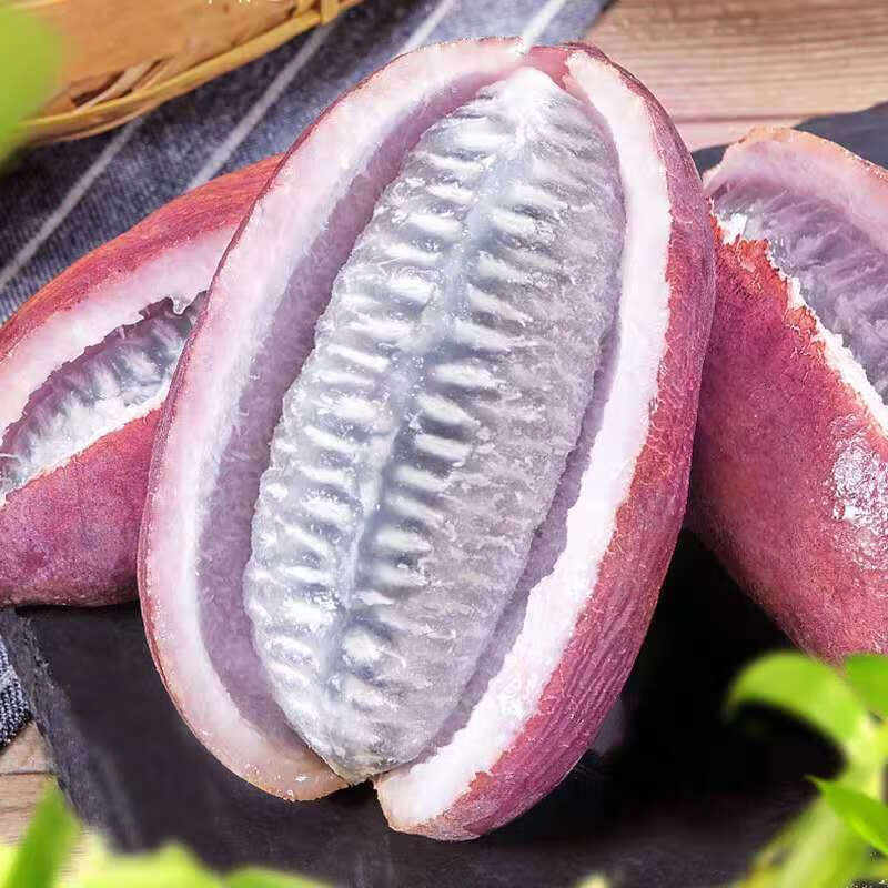 鲜木 现摘九月瓜 新鲜水果九月炸 九月黄 木通果牛卵坨拿腾包低糖水果