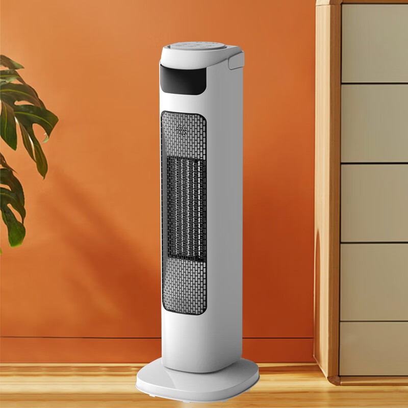 火鱼 取暖器家用暖风机立式电暖风浴室热风机冷暖风扇电暖气节能速热省电暖器卧室办公室无光烤火炉 机械款NSB-20J