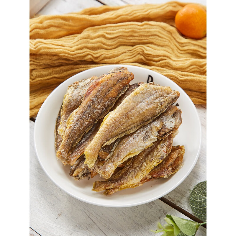 香酥小黄鱼酥脆即食黄花鱼干海鲜香辣零食碳烤小鱼仔 香酥小黄鱼2袋