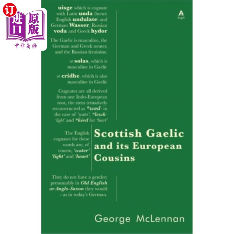 海外直订scottish gaelic and its european cousins 苏格兰盖尔语和