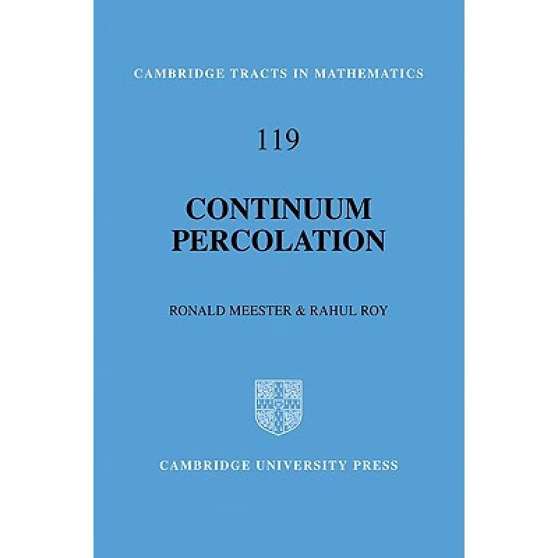 预订 Continuum Percolation: - Continuum Percolation