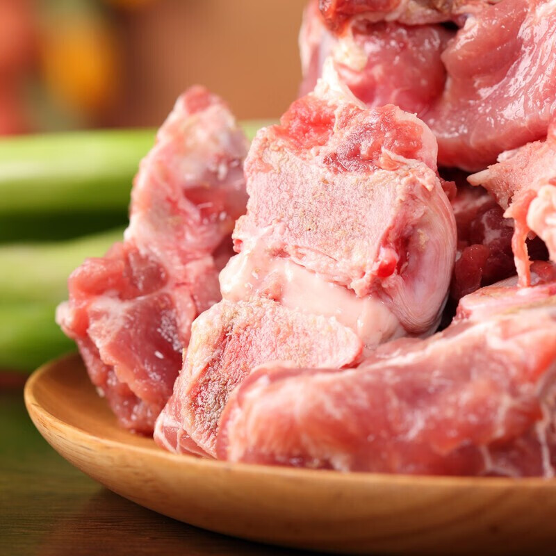 【冷鲜肉】国产猪腔骨猪脊骨猪龙骨黑猪肉生鲜 烧烤食材 新鲜猪肉 1.