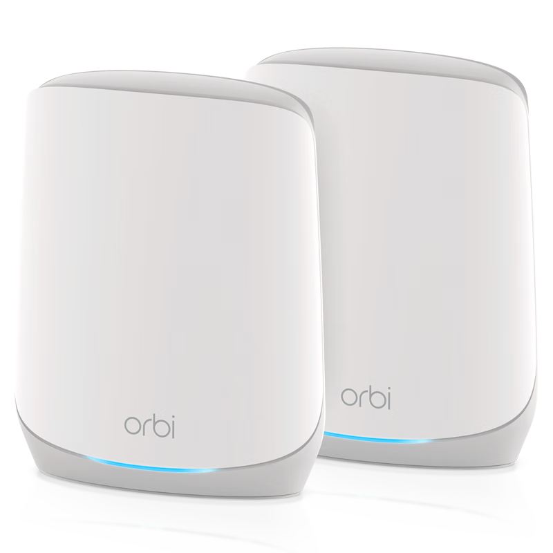 网件（NETGEAR）Orbi 小钢炮两只装  AX5400 路由器千兆三频WiFi6  Mesh高速 RBK762100027783411