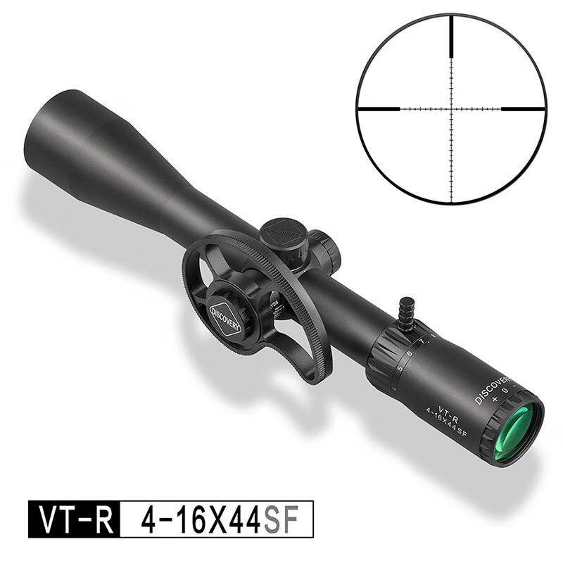 DISCOVRY发现者VT-R系列WG1.5-5X24速瞄高清高抗震瞄准镜寻鸟镜瞄准器镜瞄准镜十字镜 VT-R 4-16X44SF30管径带手轮 专用低宽