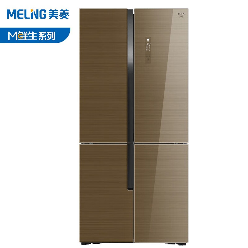 美菱（MELING）M鲜生 520升十字对开门冰箱 水分子激活保鲜技术 0.1度双变频 无霜三系统BCD-520WUP9BA