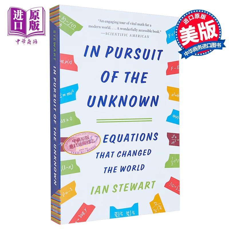 版 英文原版 in pursuit of the unknown 17 equations that changed