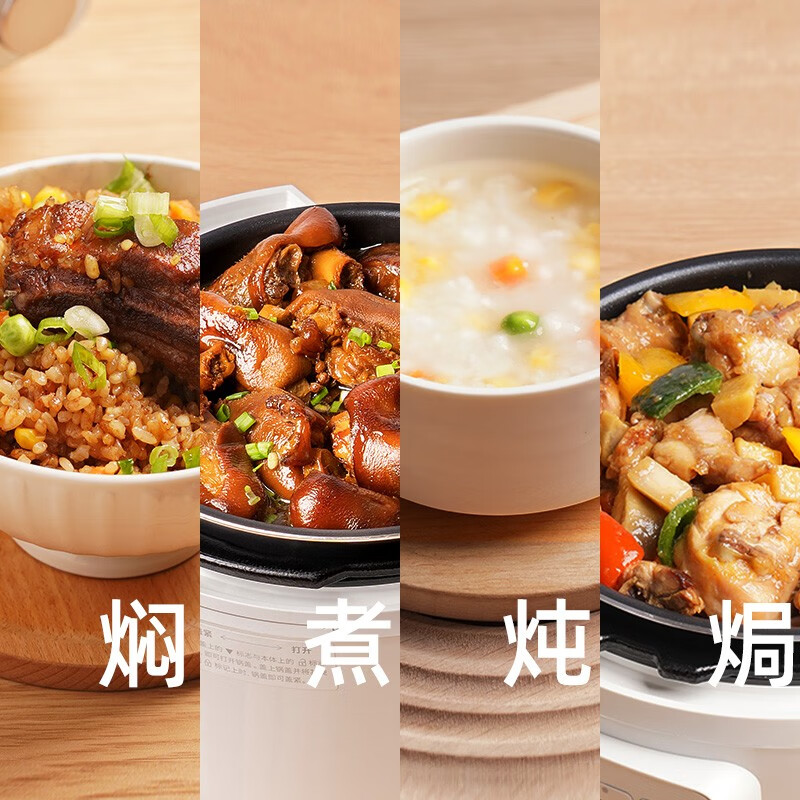 爱丽思(IRIS) 爱丽思电压力锅家用高压锅电饭煲火锅智能多功能电饭锅IRIS大容量 4L白色【点阵屏】【80%顾客的选择】 4L
