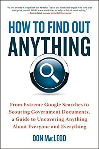 预订 how to find out anything: from extreme google searches to