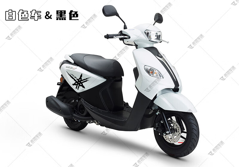 适用于雅马哈巧格i125贴纸贴花车贴拉花版画车身贴防水改装 白色车&