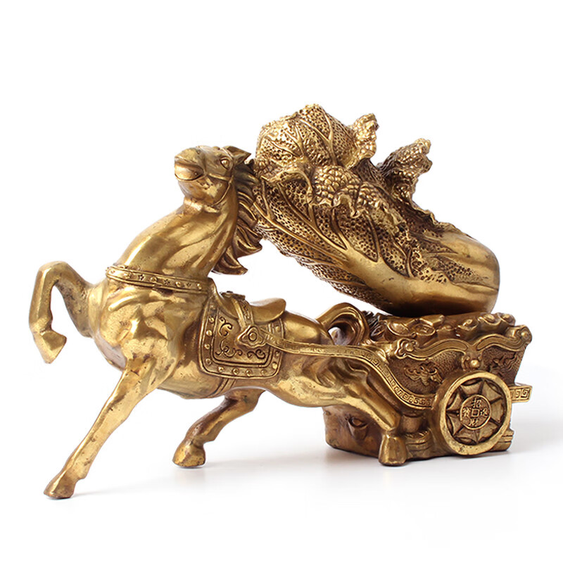 玄友马形摆件赤兔马上有财吉祥物马上发财金马有钱金属马到功成