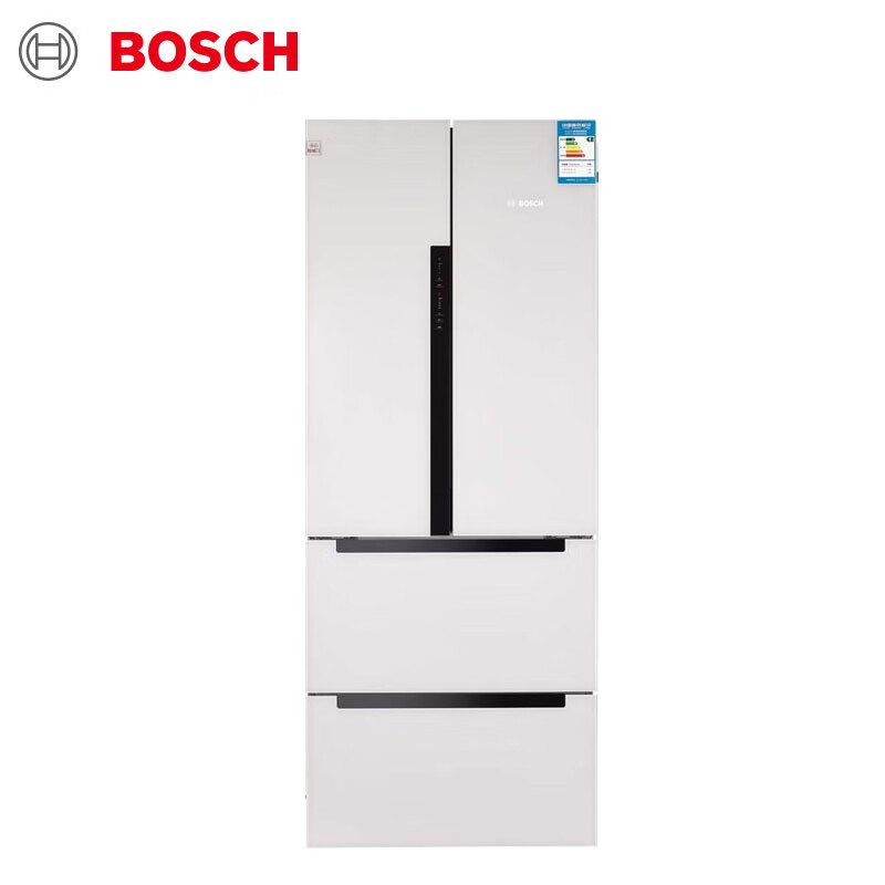 博世（BOSCH） 484升 变频混冷无霜 多门冰箱 LED触控屏 玻璃面板（皓白）BCD-484W(KME48S20TI)