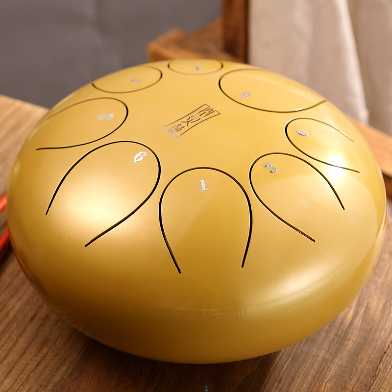 【甄选好物】龟鼓弹唱器 8音空灵鼓无忧鼓色空鼓忘忧鼓手碟鼓成人初学