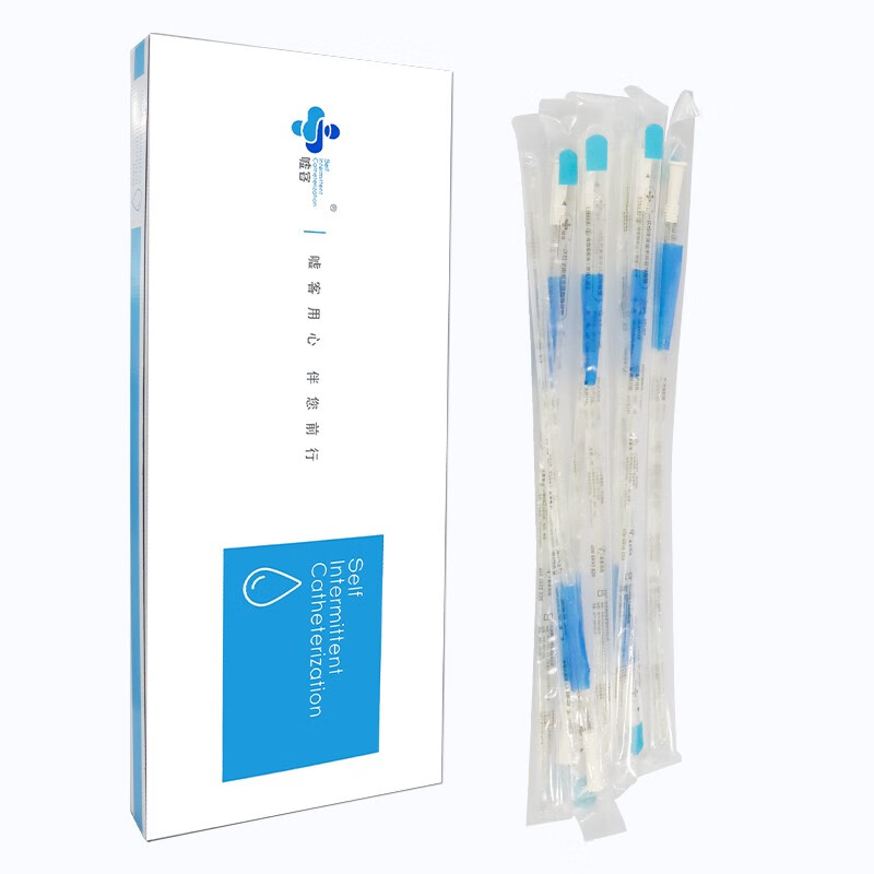 嘘客 间歇性导尿管 一次性无菌导尿包亲水涂层男女款带润滑免接触导尿管 1912女性直头12CH 【30支/盒】