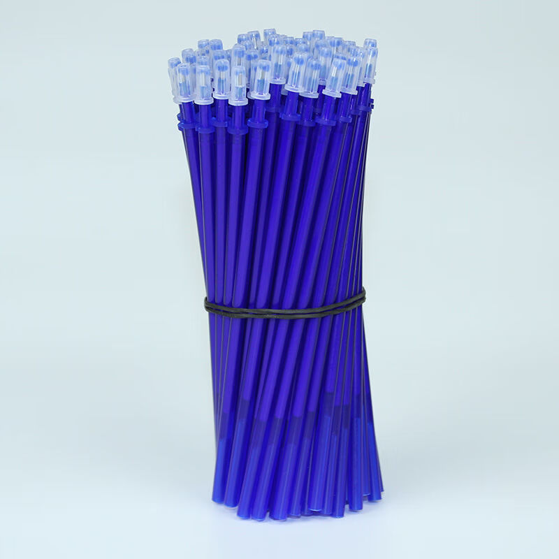 摩易擦笔芯可擦笔芯小学生中性笔芯黑色蓝色0.