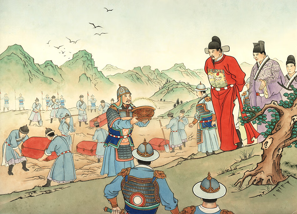 故宫探秘：文财神跺脚动京城（双语 彩绘）详情图