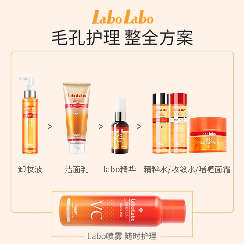 城野医生(Dr.Ci:Labo) 毛孔收敛水100ml 收缩毛孔补水保湿滋润爽肤水男女化妆水护肤品 进口