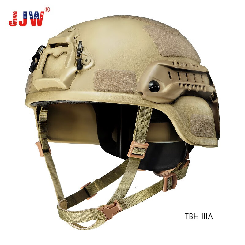 jjw高性能abs防暴tbh战术头盔 行动版 勤务盔 mich2000 ach ech 泥色