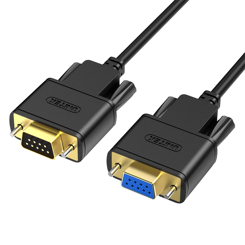 优越者(unitek)rs232串口线延长线公对母com口连接线1.