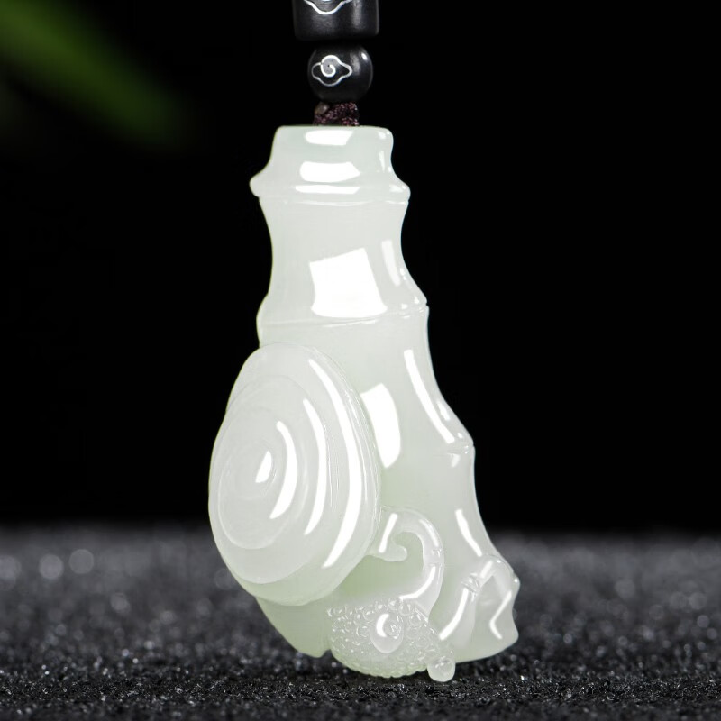 藏玉瑶  【孤品】和田玉蜗牛玉吊坠 男女士款玉坠玉石玉牌