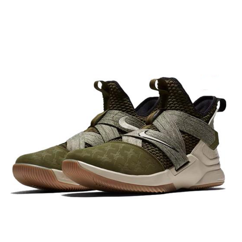 耐克(nike)新款男鞋lebron 12 詹姆斯12代篮球鞋士兵实战ao2609-401