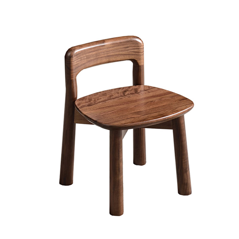 小凳子原木板凳矮凳家用客厅茶几凳实木换鞋凳靠背椅子 白蜡木材质