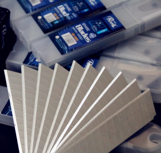 樱姬 美工刀片hb-10h 25mm加大号介刀片0.6厚 墙纸刀片