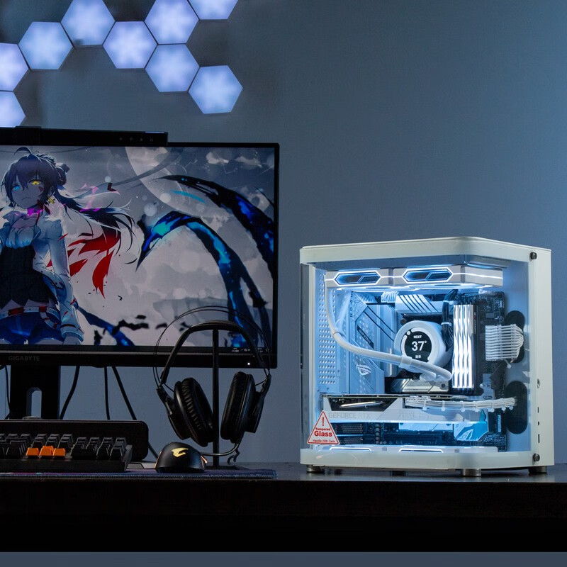 华硕(asus)i5 14600kf rtx4060ti/4070 迷你小钢炮桌面游戏台式电脑