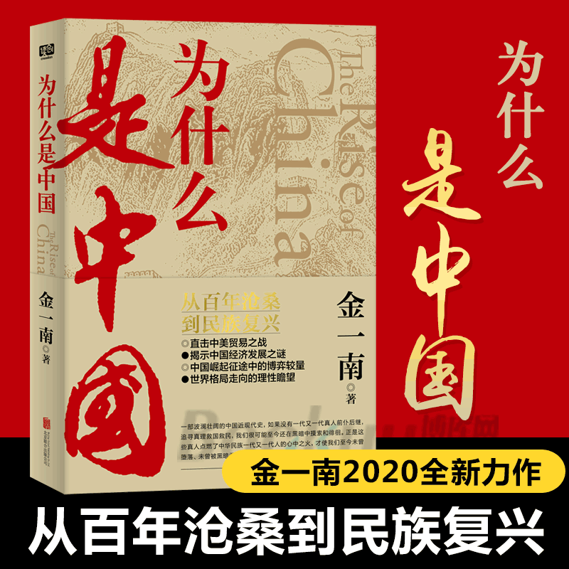 为什么是中国 金一南著 直击中美贸易之战揭示中国经济发展之谜 从百年沧桑到民族复兴中国近代史 历史文学畅销书