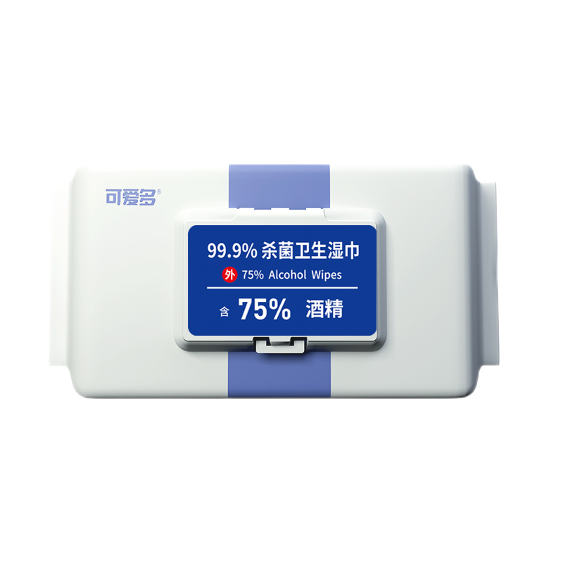 可爱多品牌75%酒精消毒湿巾纸价格走势及高性价比评测|日常护理价格曲线查询