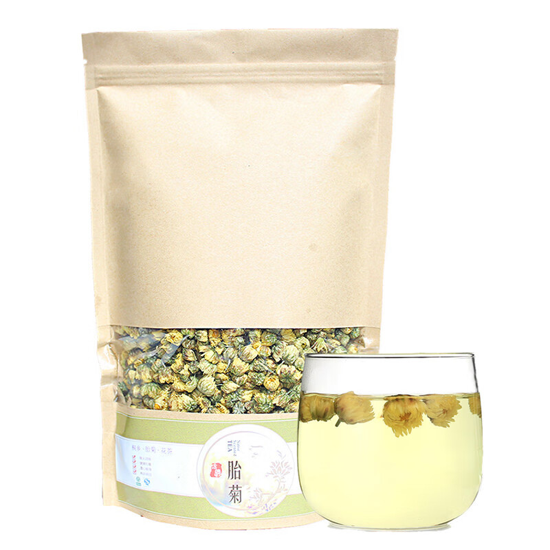 皇茅桐乡特产胎菊王头采杭白菊散装500g