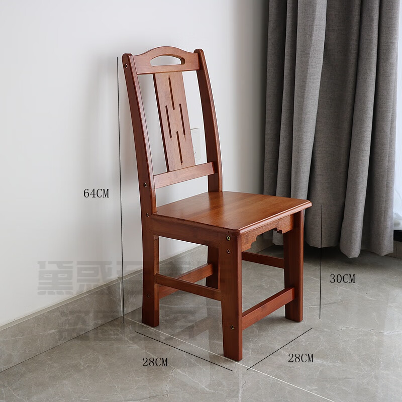 mef小木椅子大排档椅子 靠背椅实木学习椅餐椅小木椅子小板凳子矮凳