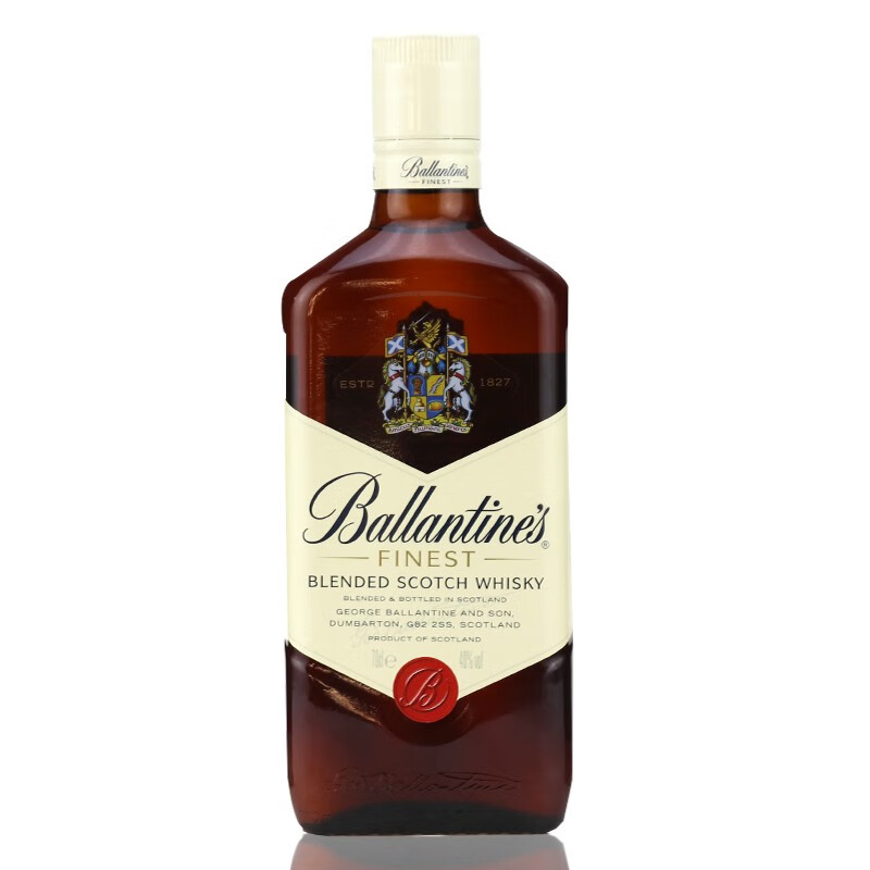 洋酒 百龄坛苏格兰威士忌 BALLANTINE’S 英国原装进口 特醇700ml