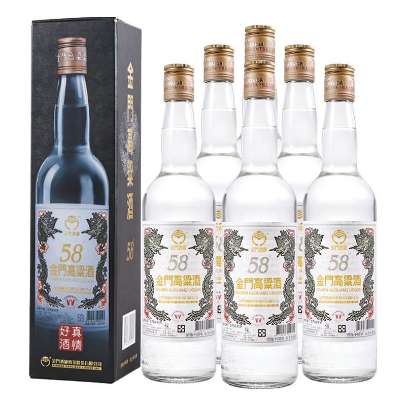 ���Ÿ����� ˫��ϵ�а׽��� 58�� ������ 600ml 6ƿ 775.03Ԫ