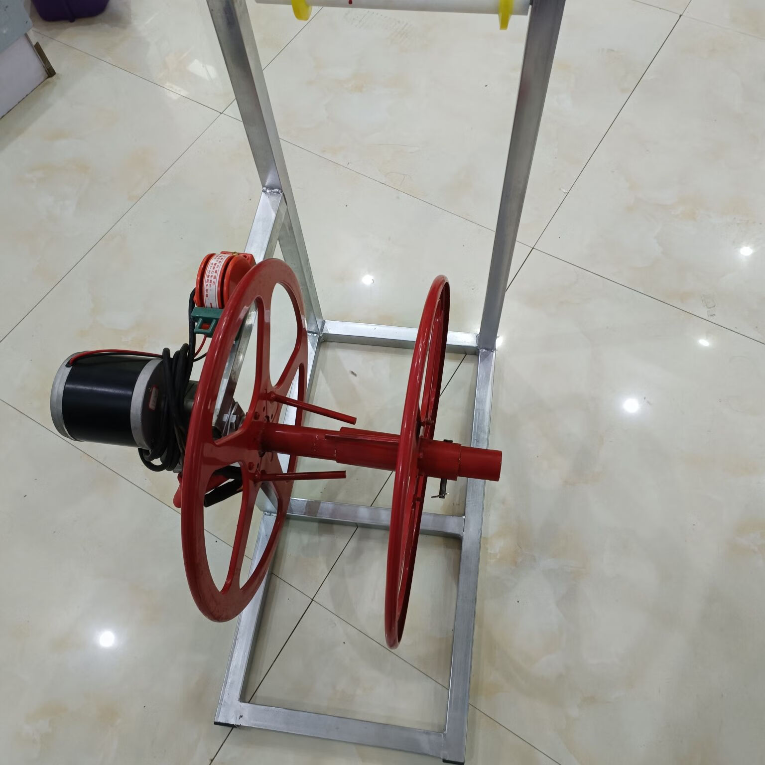 12v48v~60v电动卷水带机滴灌带消防水带卷管器水管收纳架灌溉设备
