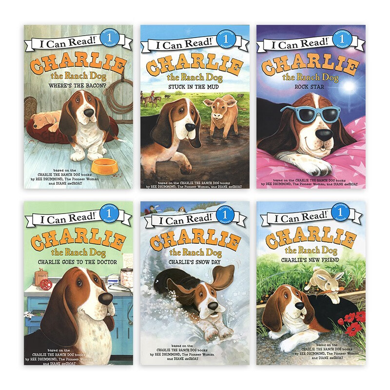 Charlie the Ranch Dog 救生牧羊犬 I can read系列 6册 英文原版绘本