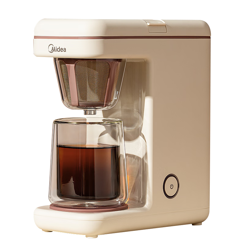 200ml容量美式半自动滴漏家用咖啡机煮茶器泡茶壶烧水壶咖啡壶kfd204m