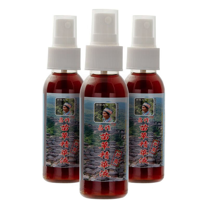 苗家筋骨疼痛药酒关节舒筋活络油肩颈腰腿腰间盘喷雾剂 买2发3(共240