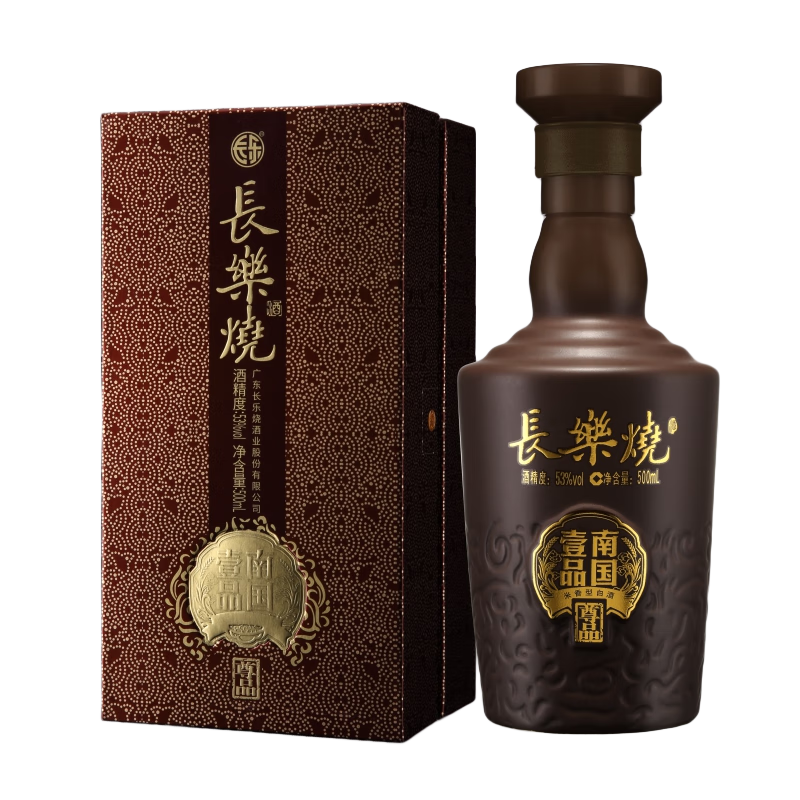 长乐牌（CHANGLEPAI）长乐烧 南国壹品 尊品 米香型白酒 53度 500mL 1瓶