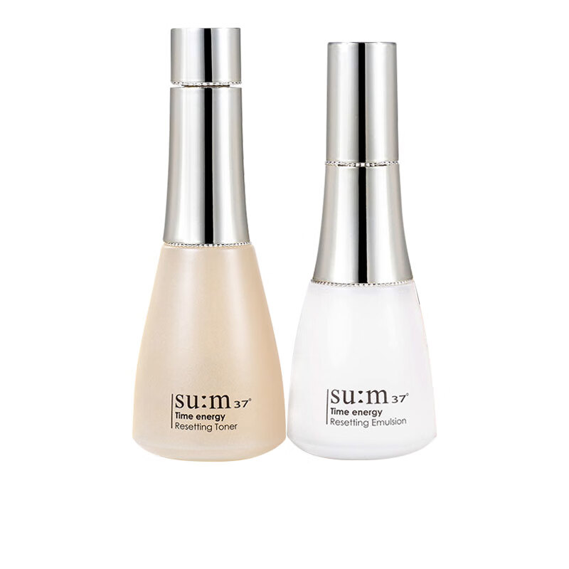 韩国苏秘37°(su:m37°)呼吸37度水乳套装单品组合 时光能量清爽补水