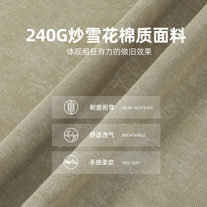 鹿家门夏季新款四大神兽2.0运动T恤男健身肌肉训练服大码宽松短袖 红色 2XL （推荐180-220斤）