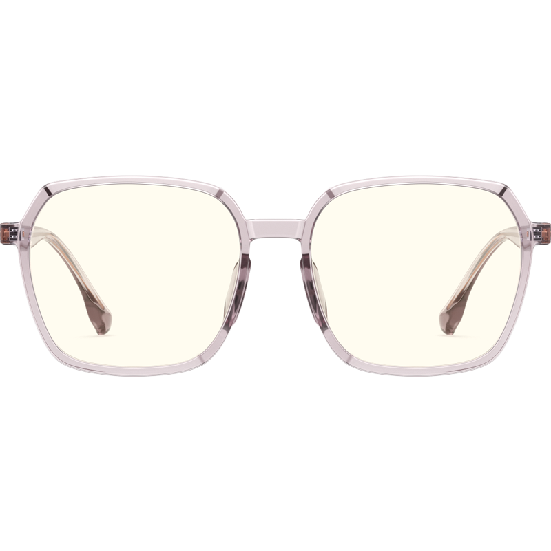 帕森（PARZIN）防蓝光X眼镜架 男女通用轻盈TR镜框 手机电脑抗蓝光护目镜 2022款 15806 香槟色100029202962
