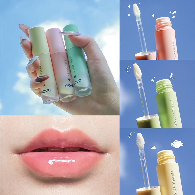 保湿防干裂去死皮唇纹护唇膏打底透明唇油可爱唇蜜唇膏 02#牛油果唇乳