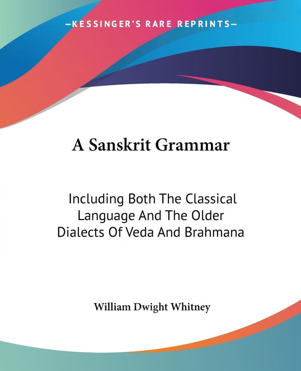 【2周达】预售 按需印刷 a sanskrit grammar