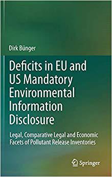 预订 deficits in eu and us mandatory environmental information