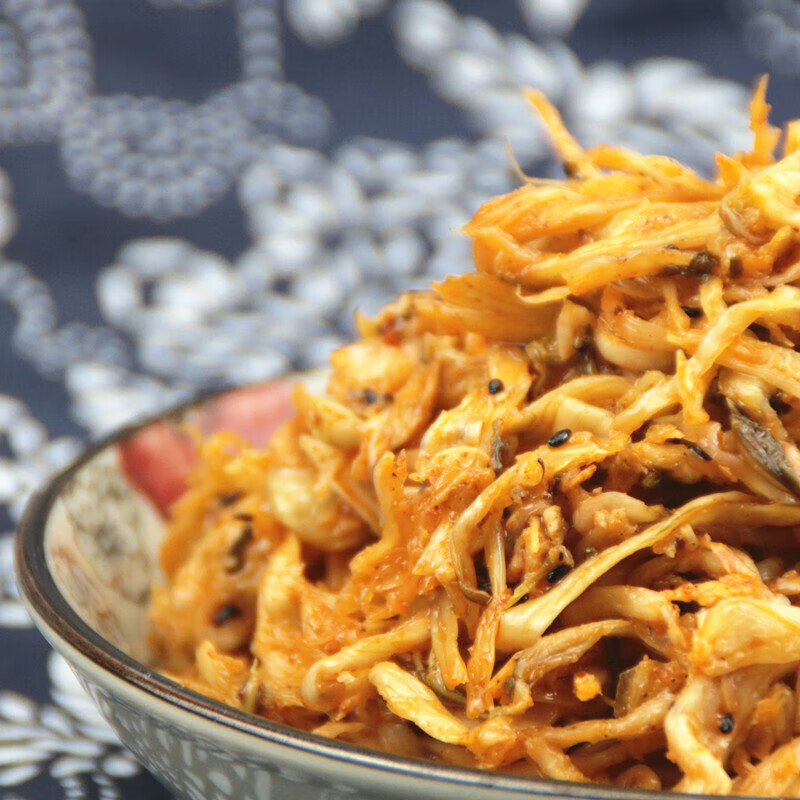 虎钢馋下饭香辣菜香菜根咸菜菜配饭菜酸辣小白菜腌菜安徽特产 香辣菜