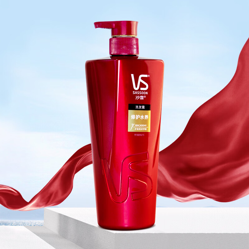 沙宣(vs)洗发水护发素套装柔顺改善毛躁洗发露洗护家庭装750ml*2去屑