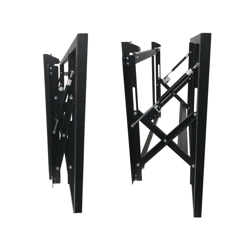 cpyoog46/49/55寸通用液晶拼接屏壁挂前维护液压支架电视墙嵌入挂架