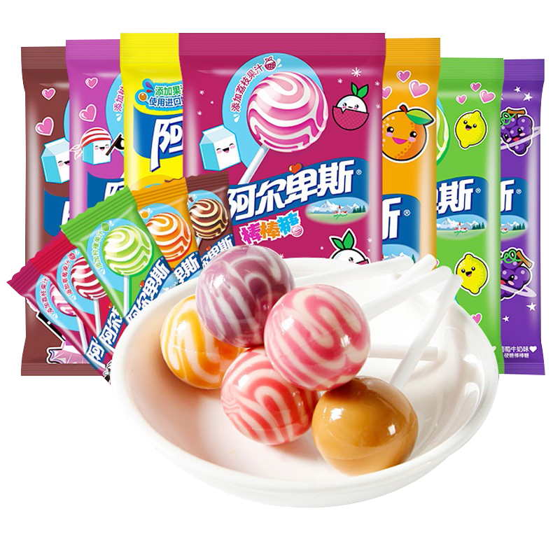 阿爾卑斯（ALPENLIEBE） 棒棒糖送禮物零食水果糖婚慶喜糖伴手禮節(jié)日禮物兒童節(jié)年貨節(jié)糖 混合口味【20支】
